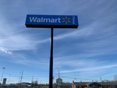 Walmart sign