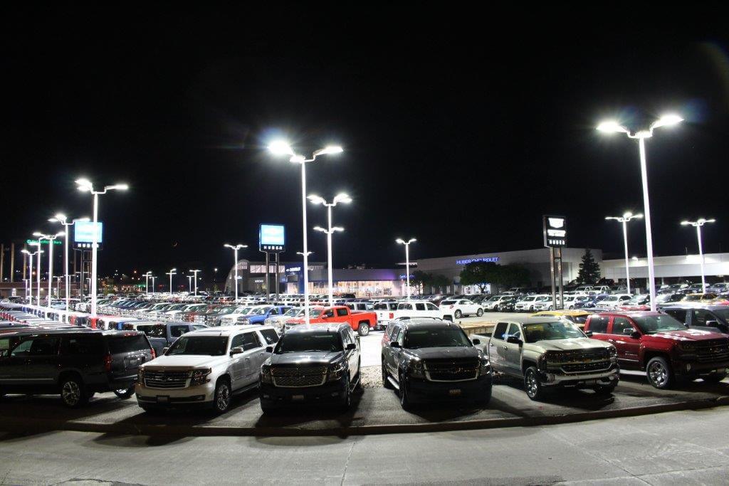 auto dealership lighting update