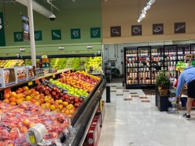 Super Saver grocery store lighting upgrade