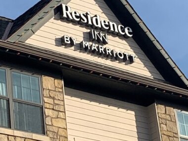 Residence Inn Sign Installation on Building