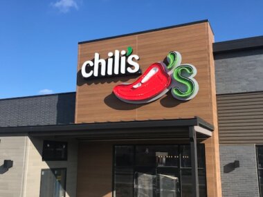 Chili's Restaurant Sign Installation