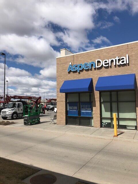 Aspen Dental Sign Installation 