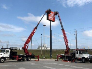 Home Depot Sign Installation