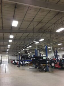 auto dealership lighting upgrade